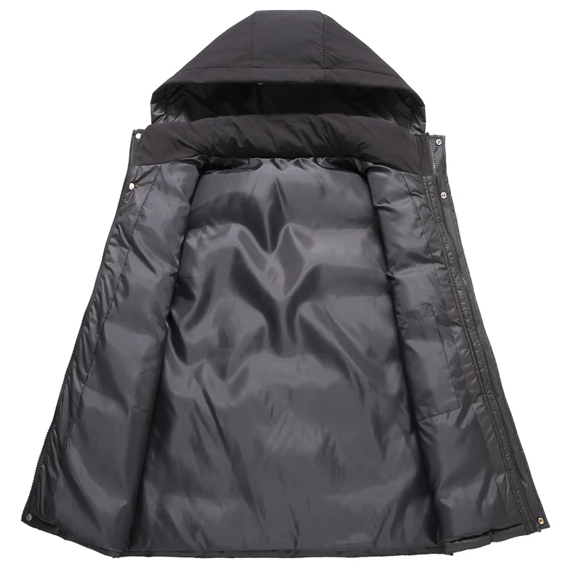 Большие размеры S-8XL, осенние куртки без рукавов, мужской жилет, 2023 Новый Модный бренд, мужской теплый жилет с капюшоном, стеганые пальто в корейском стиле