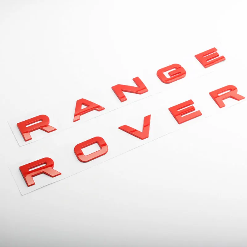 Автомобильные наклейки RANGE ROVER для машины LAND ROVER RANGE ROVER Evoque сопроводительное письмо логотип ремонт наклейка украшение этикетка аксессуары