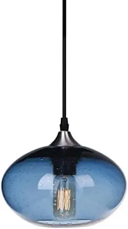 Освещение Кухонный остров Стеклянные пузырьки Подвесные светильники Современные Мини-потолочные светильники UFO Shade Гостиная Спальня Din