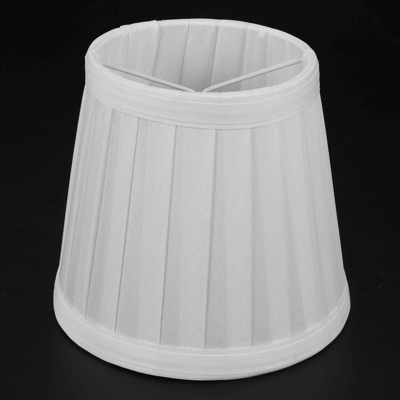 10X Винтажный тканевый абажур для лампы, стол, кровать, Крышка лампы, держатель, Люстра, белый