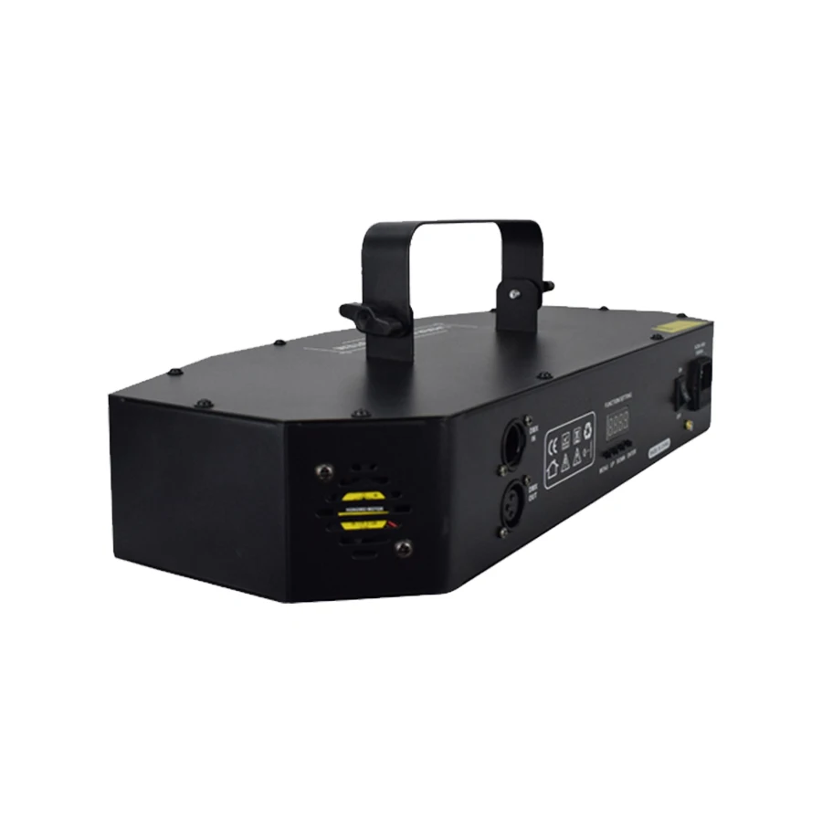 Четырехобъективный лазерный луч RGB 3 дюйма 1 с эффектом сканирующей линии DMX512 Сценическое освещение Лазерный проектор Dj Disco Ball Light