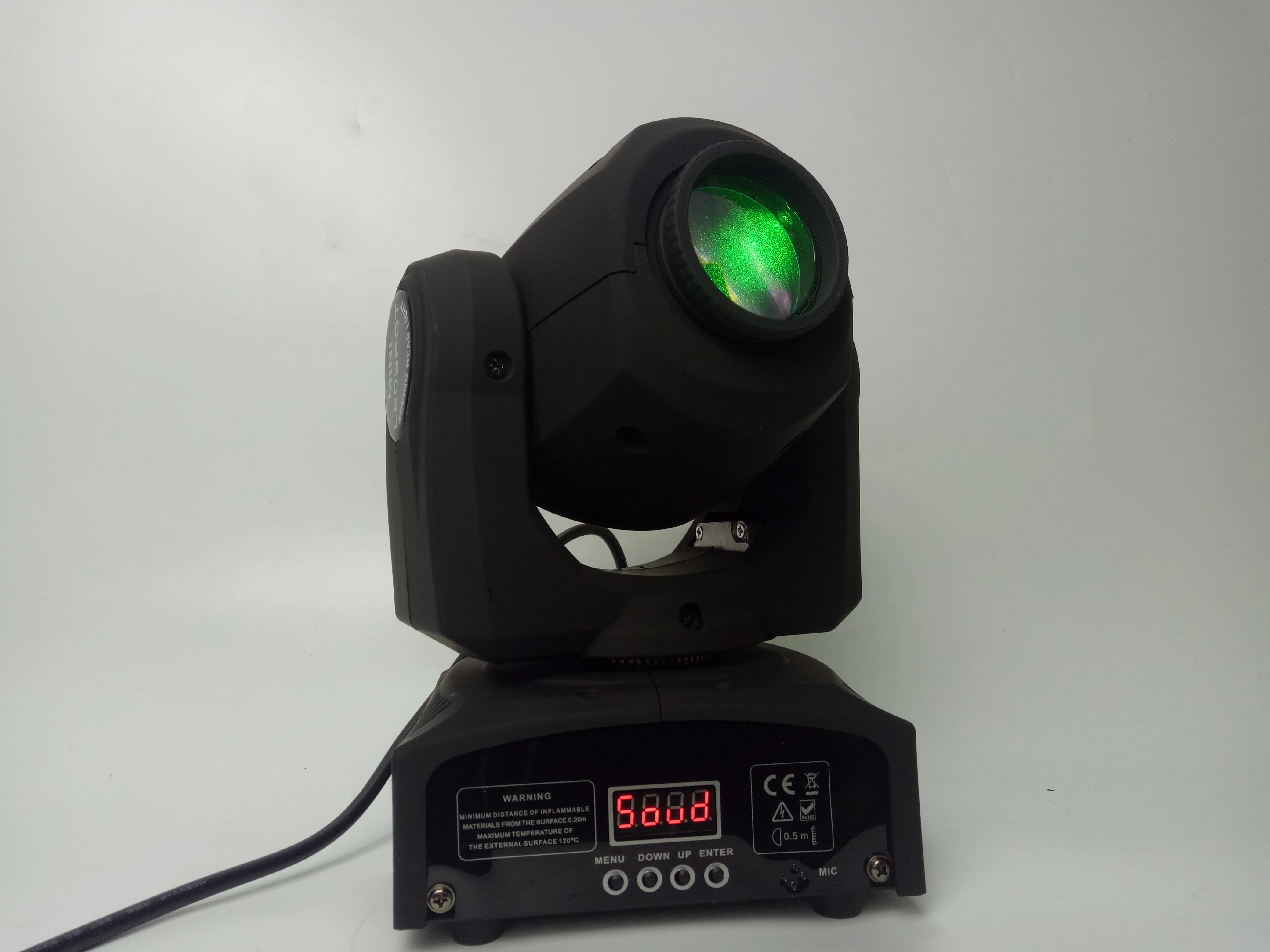 4 шт./лот, точечный светодиодный мини-проектор GOBO мощностью 30 Вт, движущийся головной светильник для музыкального шоу-дискотеки