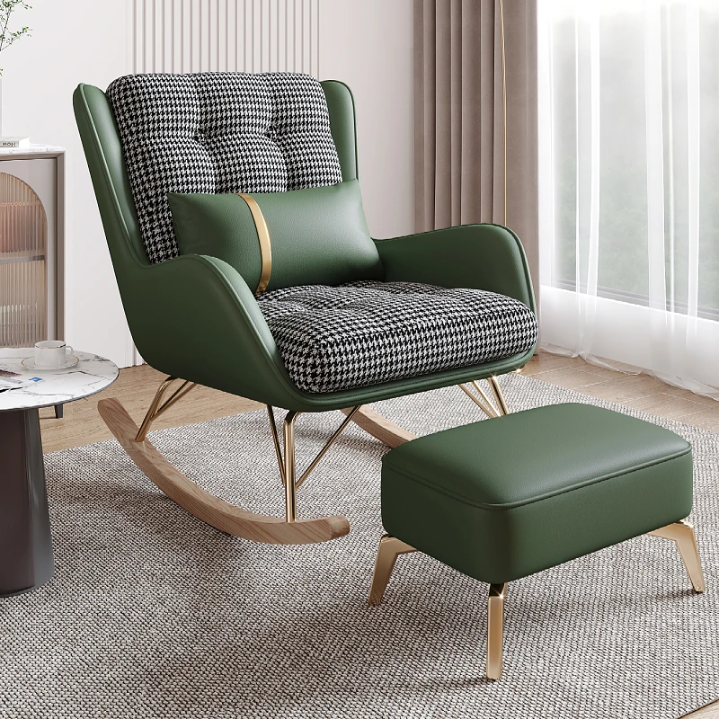 Шезлонг для отдыха, Кресло для отдыха, Салонные кресла-качалки, Диван, индивидуальное кресло, дизайнерская мебель для дома Sedie Soggiorno