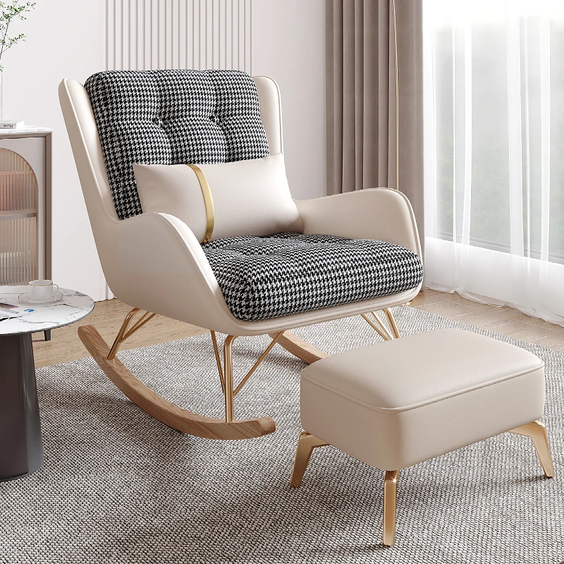 Шезлонг для отдыха, Кресло для отдыха, Салонные кресла-качалки, Диван, индивидуальное кресло, дизайнерская мебель для дома Sedie Soggiorno