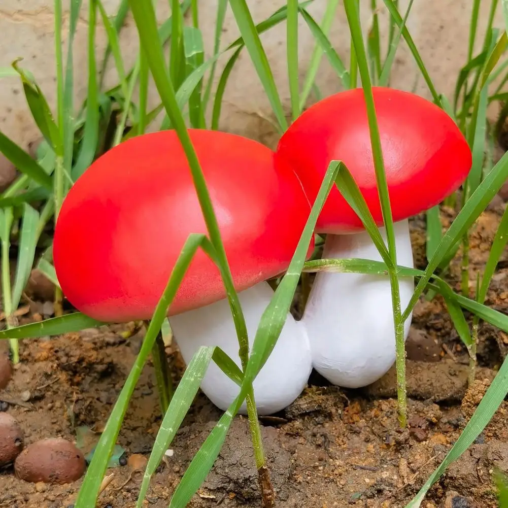 Украшение в виде гриба Прочные Крошечные Садовые принадлежности 