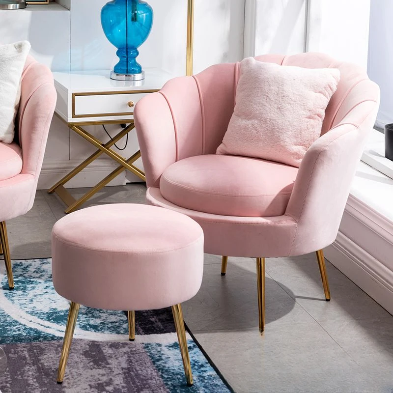 Современные Мини-диваны для маленькой гостиной с односпальным Ленивым креслом Розовые Кресла-скамейки С откидной спинкой Muebles Hogar Nordic Furniture YR50LS