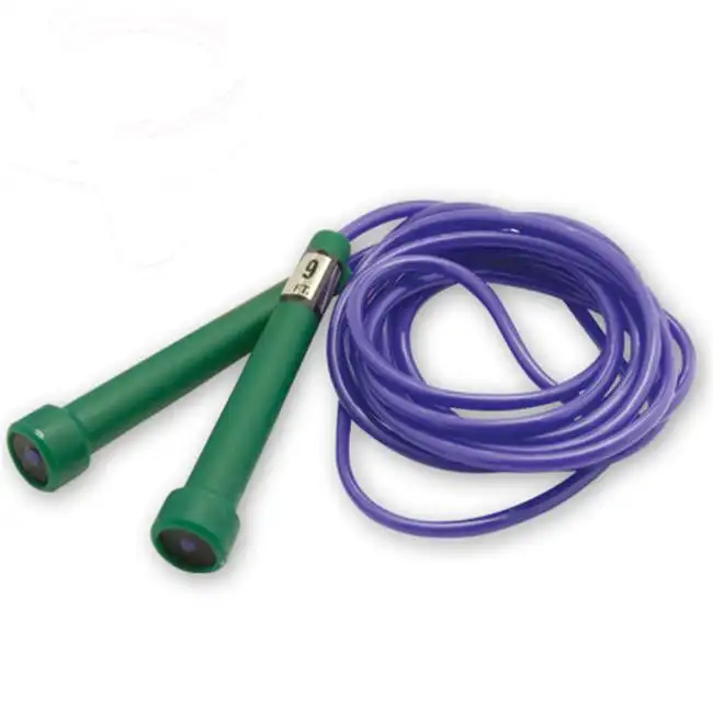 9-дюймовая неоновая скоростная скакалка для упражнений и фитнеса - ярко-фиолетовый цвет