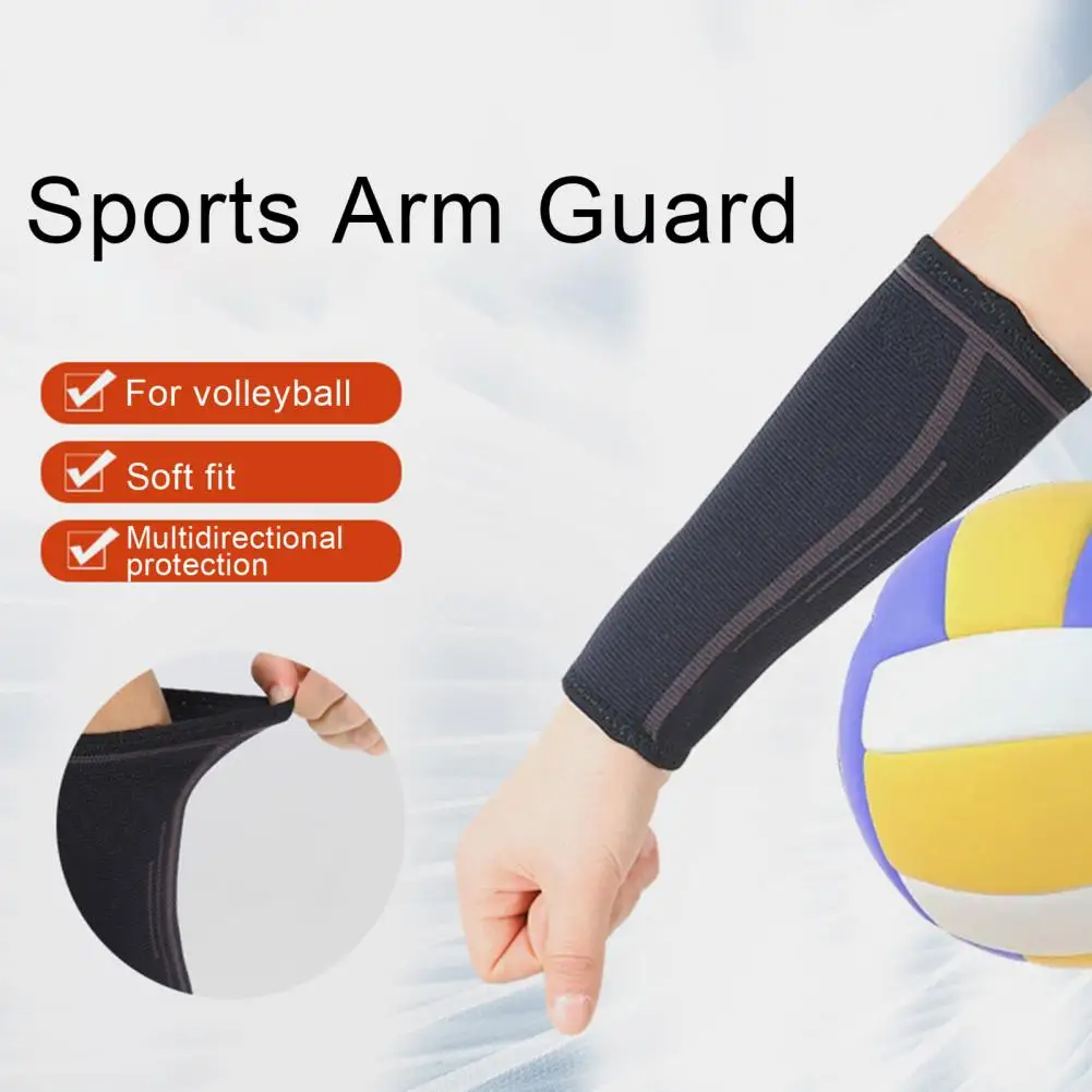 1 пара защитных рукавов для волейбольных рук, мягкие нейлоновые рукава, защитное снаряжение для занятий спортом на открытом воздухе, спортивные аксессуары