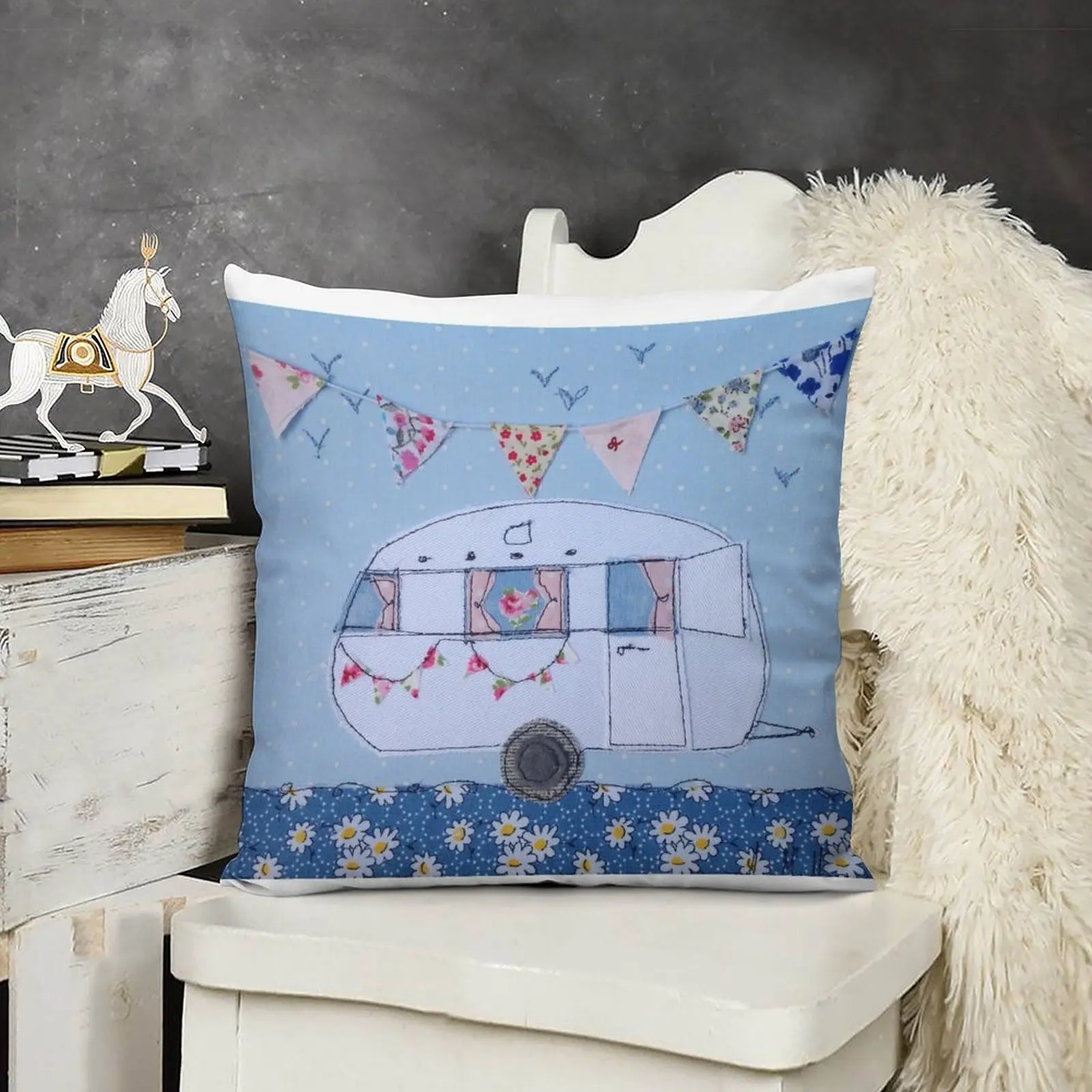 Ретро Белая подушка-караван, чехлы для диванов, Наволочки для подушек, Изготовленная на заказ подушка, Фото Декоративная диванная подушка